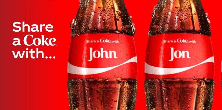 Compartir una Coca-Cola