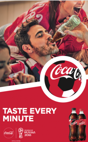 Coca-Cola stocks up in World Cup 2018 campaign