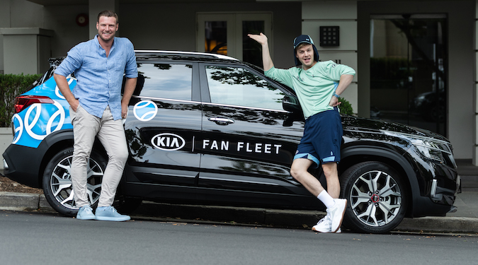 Kia offers Australian Open fans free Uber rides in new Seltos SUV